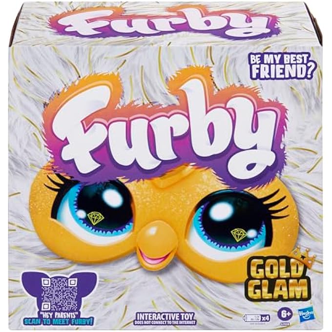 rayihni GOLD GLAM INTERACTIVE PLUSH TOYS FOR 6 YEAR OLD GIRLS & BOYS & UP, VOICE ACTIVATED ANIMATRONIC, SPEAKS ENGLISH & FURBISH, WHITE (AMAZON EXCLUSIVE) - Image 2